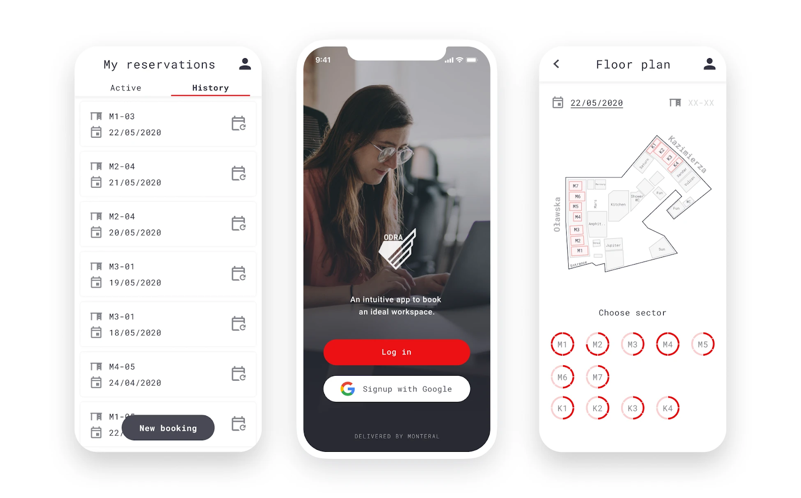 ODRA app for office space