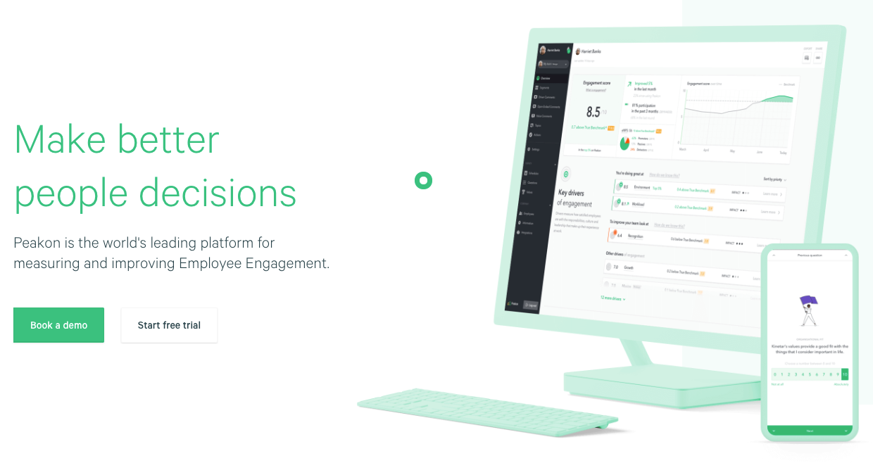 Peakon HR software