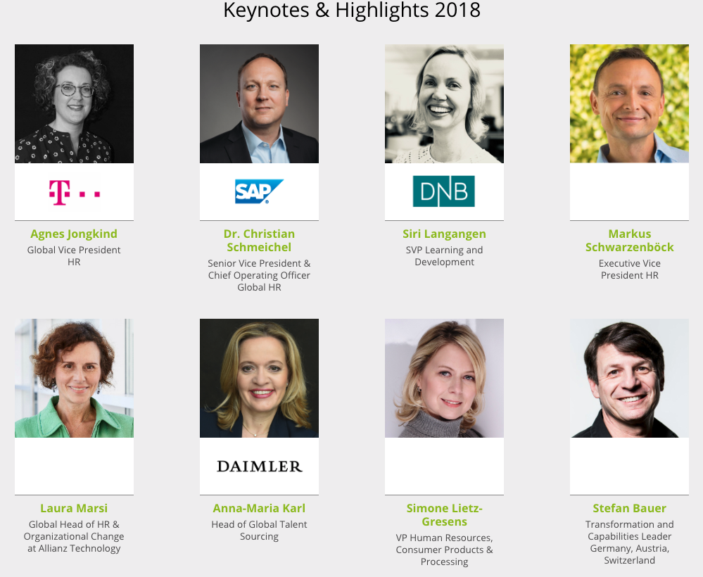 Keynotes&Highlights during Rethink HR tech in 2018