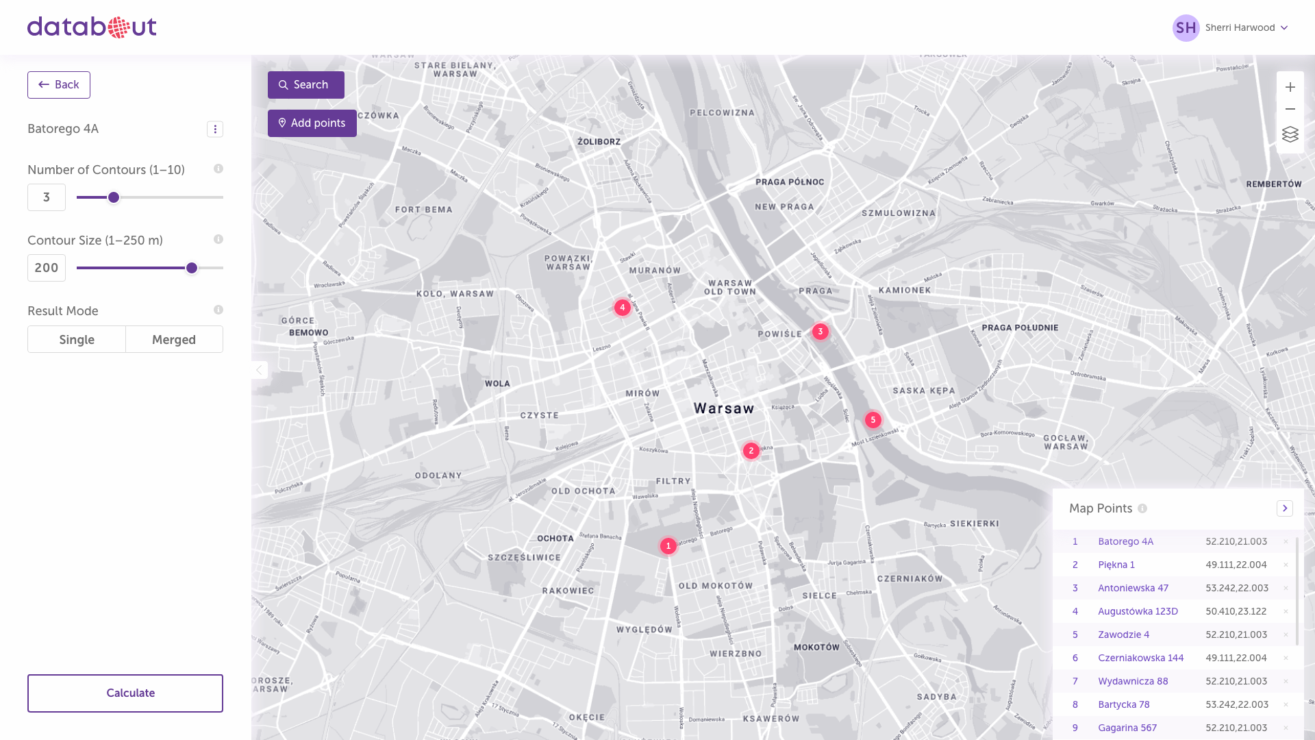 New Analysis - Table on map Updated – 5