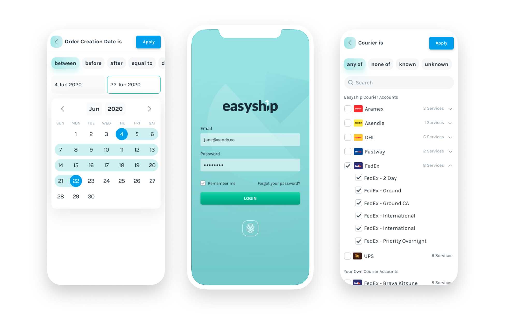easyship delivery mobile app 