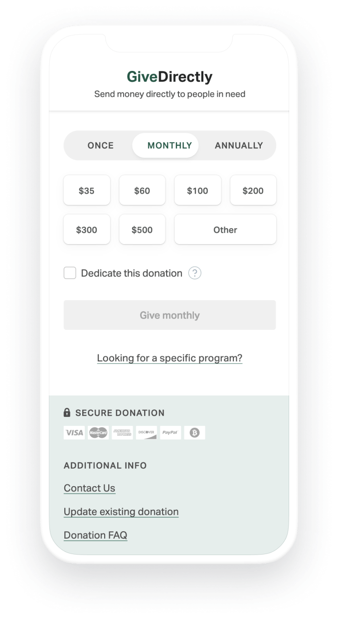 GiveDirectly-mobile-view