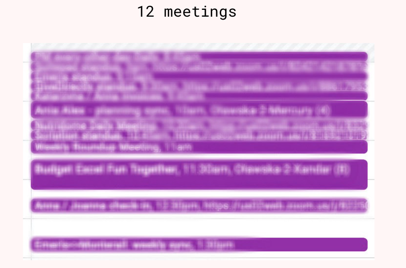 PM calendar