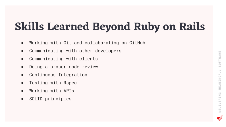Rubycamp Skills Learned Beyond RoR