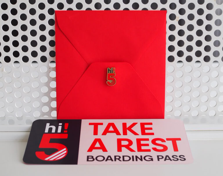 hi5 package envelope detail
