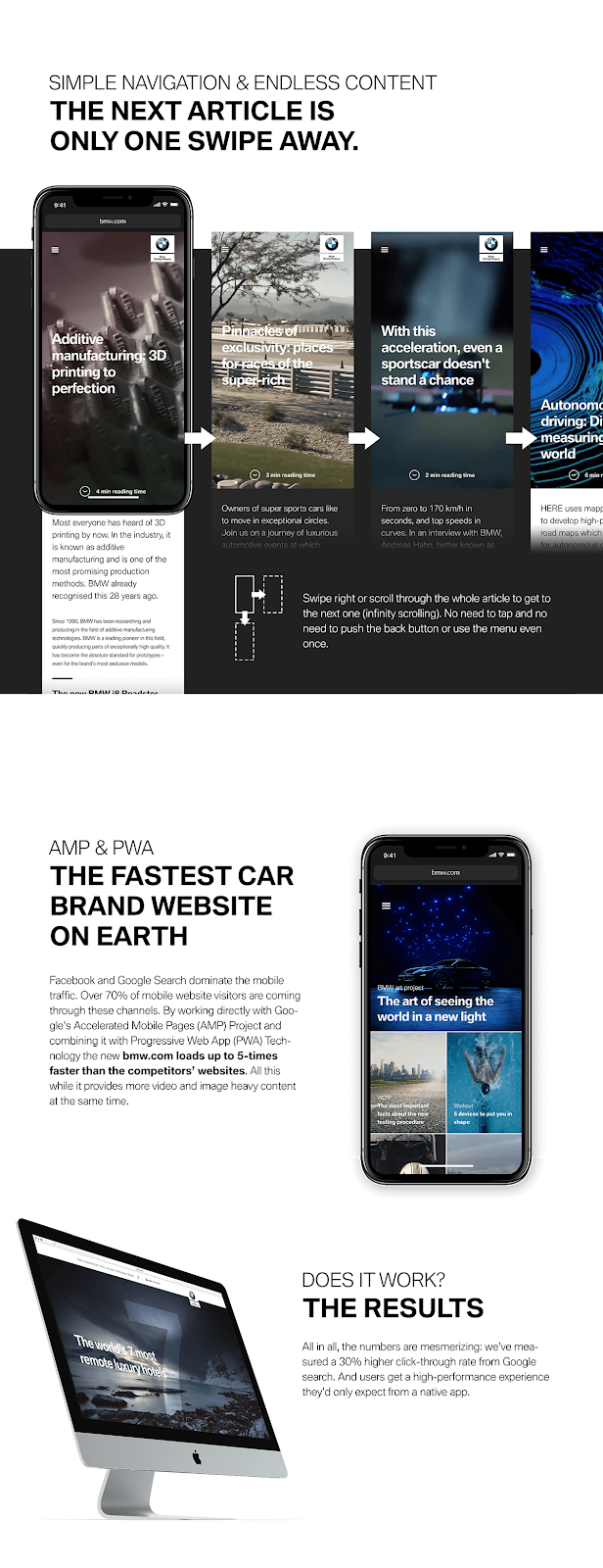 BMW PWA app