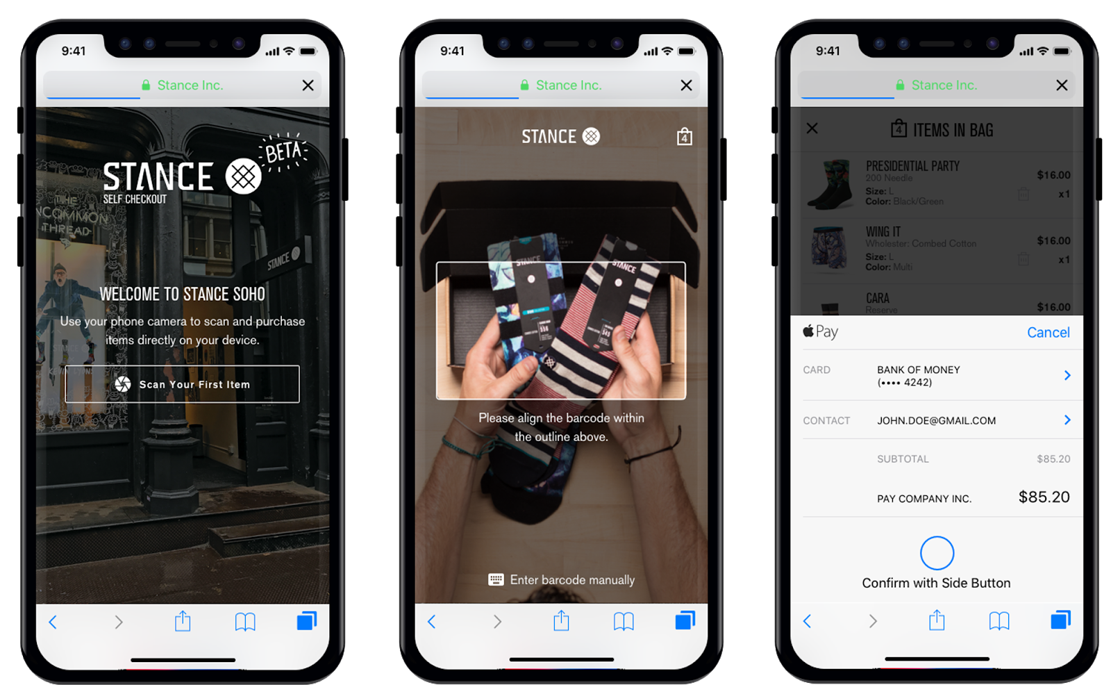 Stance mobile app 