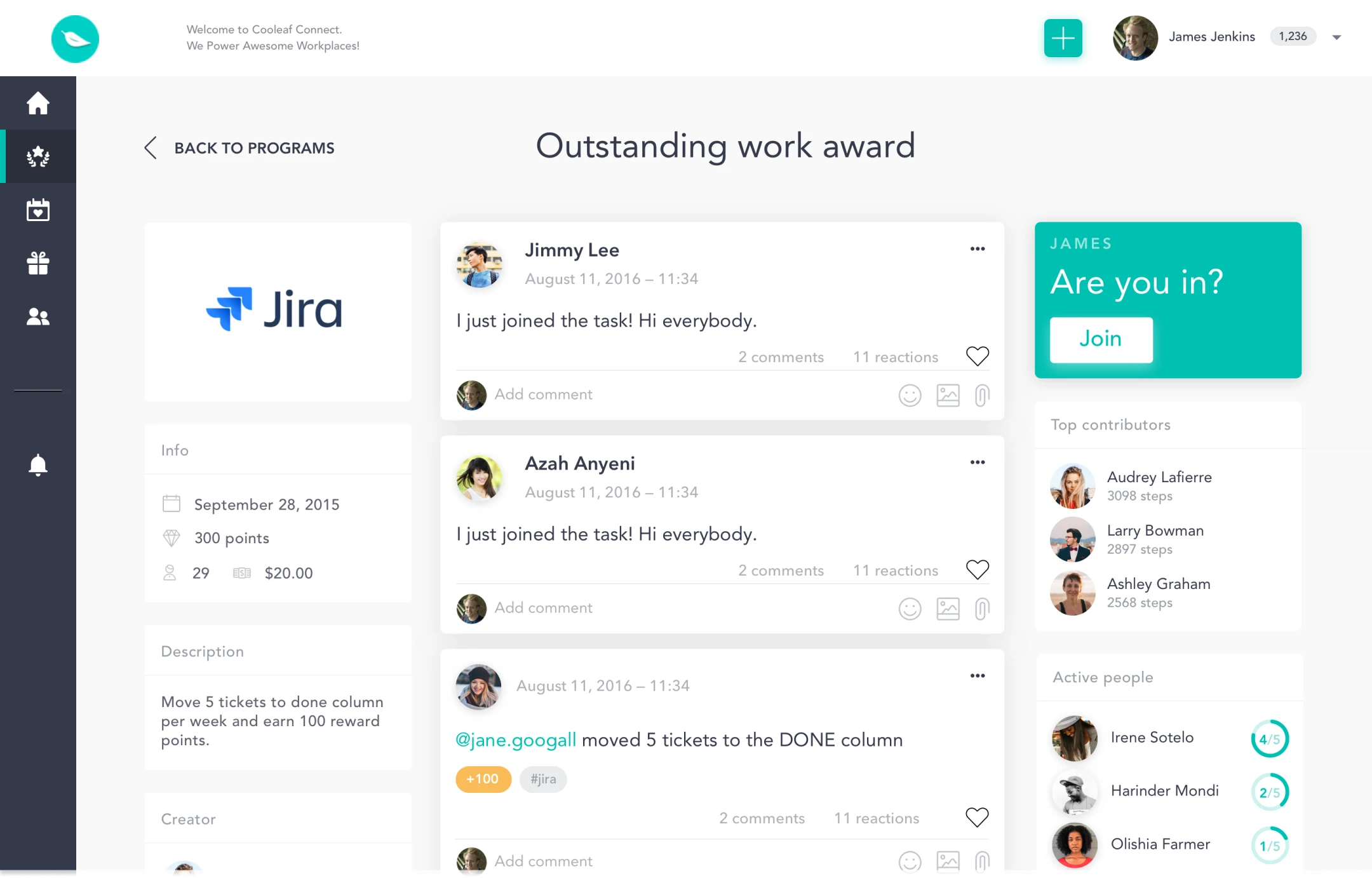 Cooleaf app