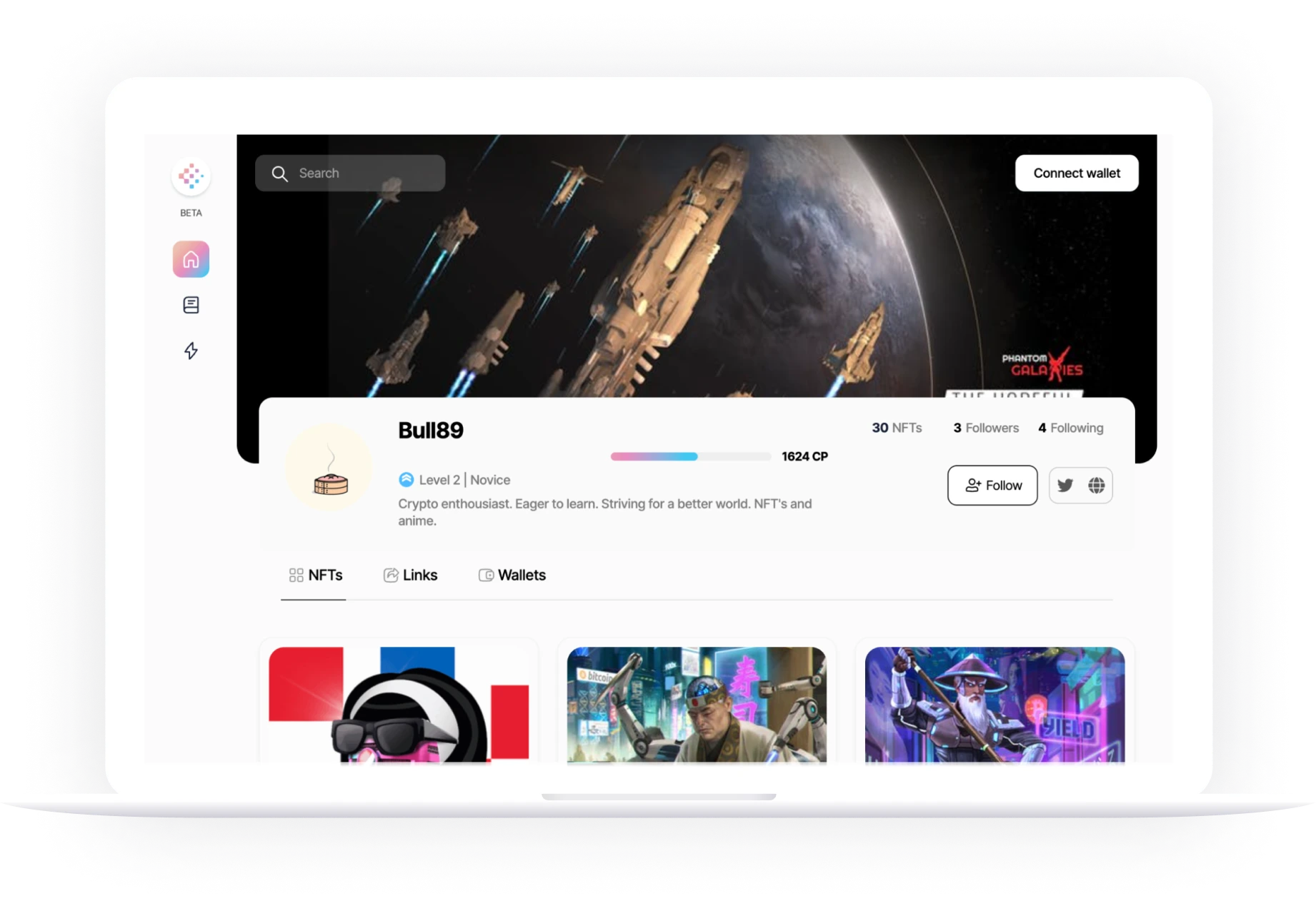 Web3-app-laptop-mockup
