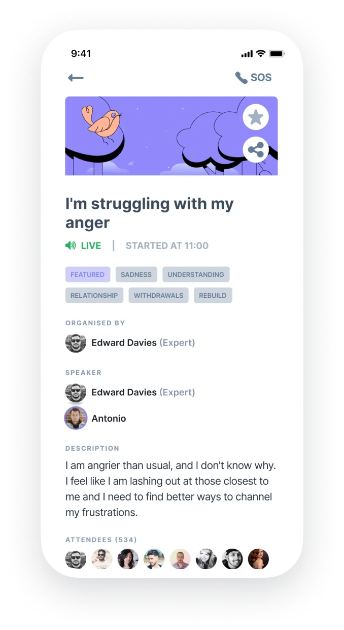 Panda app view Panda app view