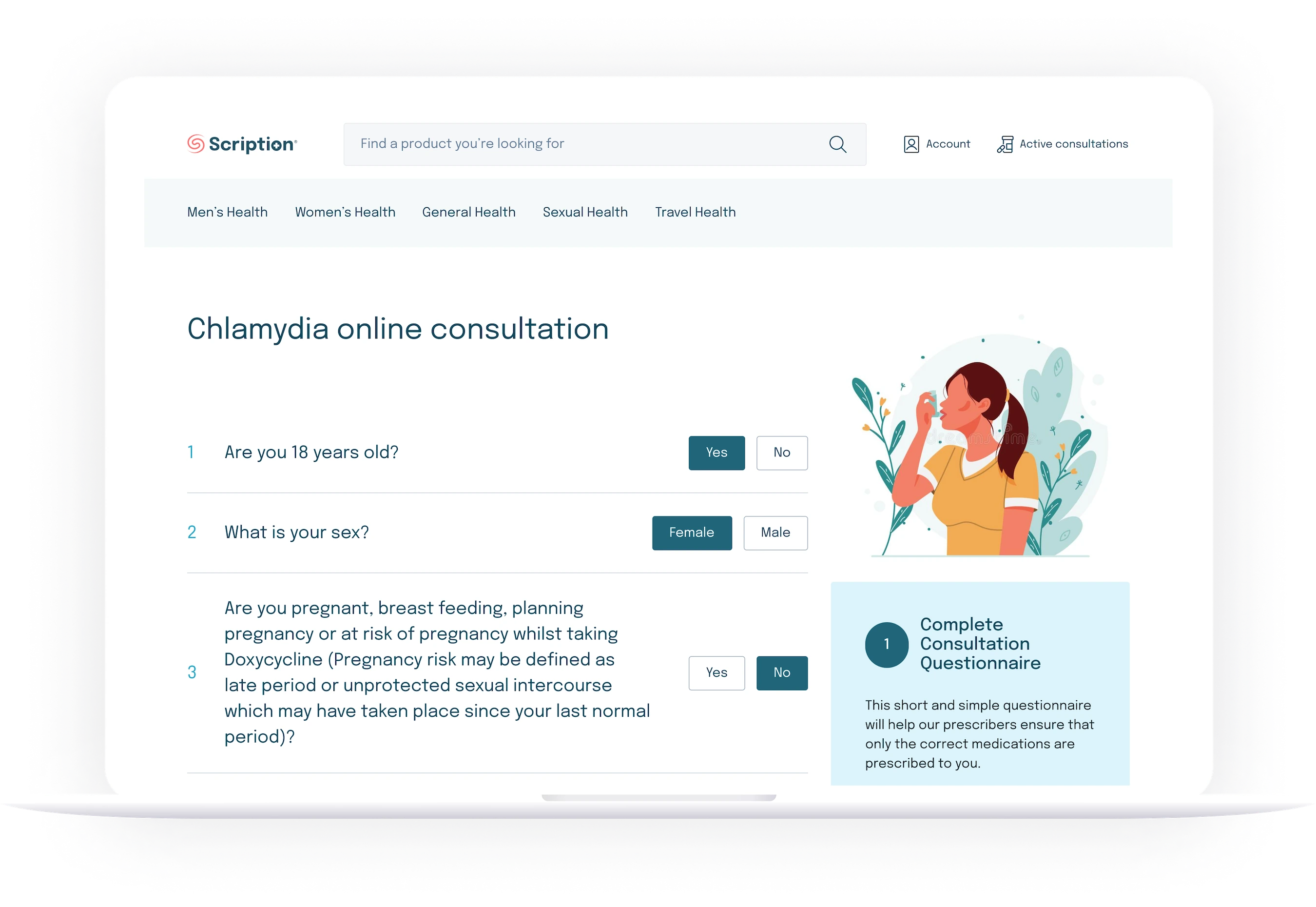 Scription web app