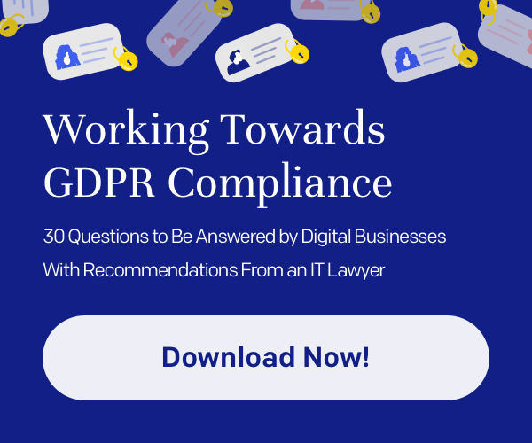 GDPR—30 questions for digital and IT businesses