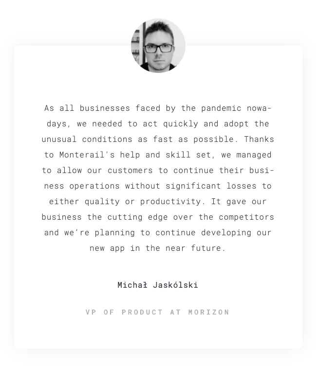 morizon testimonial